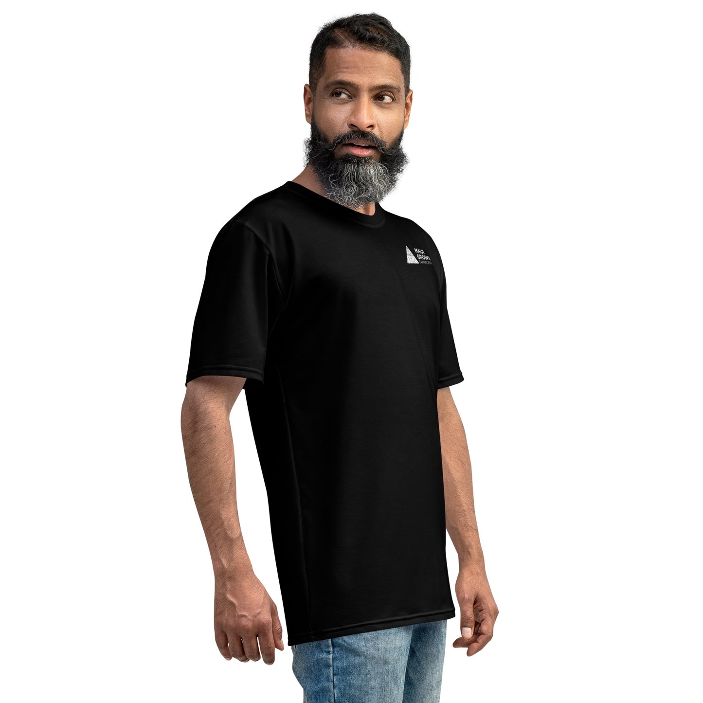 Maui Grown Cannacenter Men's Sublimated T-Shirt - Black