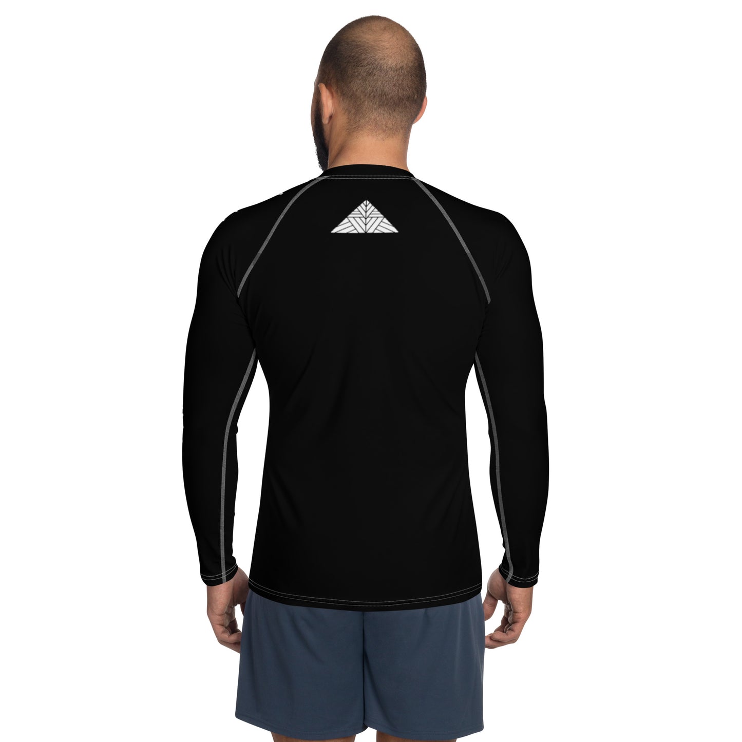 Maui Grown Cannacenter Men's Sublimated Rash Guard - Black
