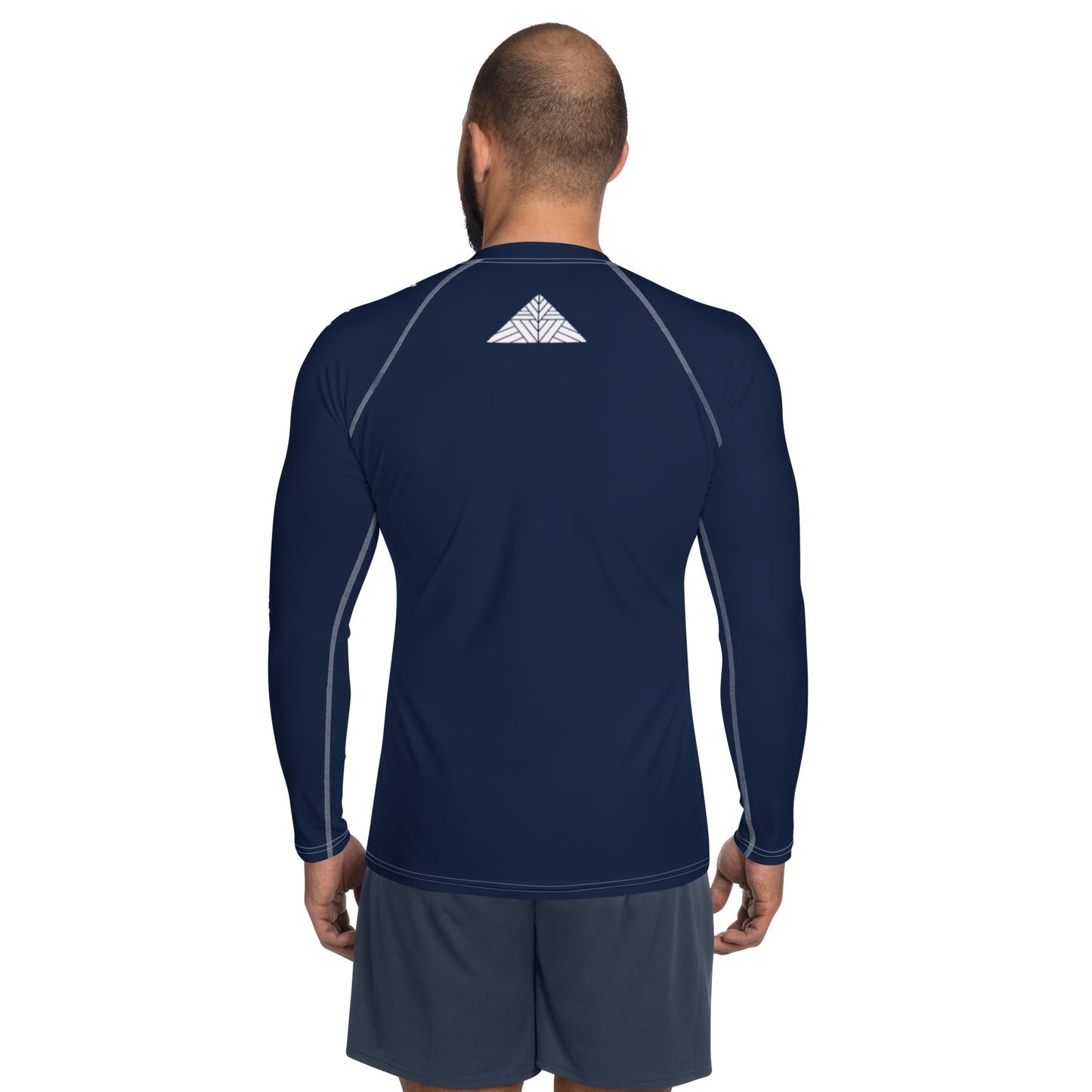Maui Grown Cannacenter Men's Sublimated Rash Guard - Navy