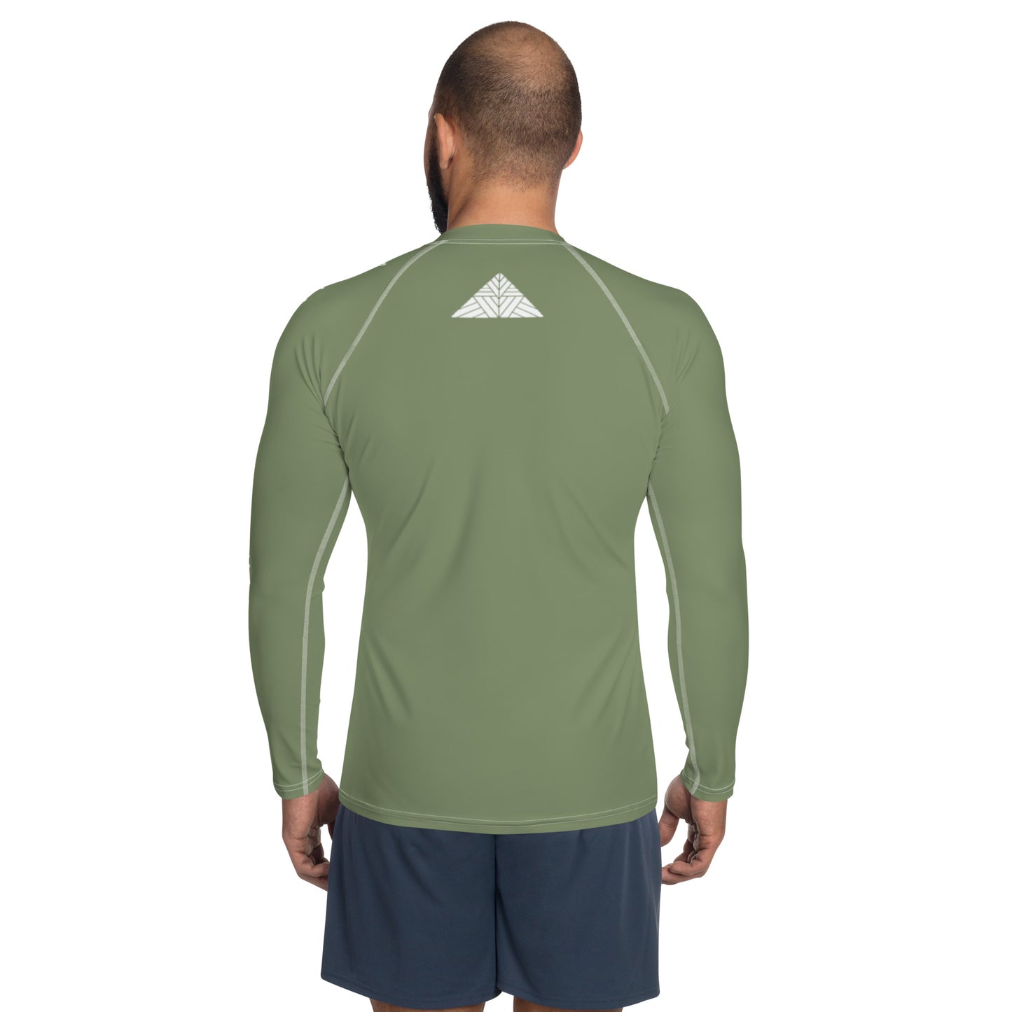 Maui Grown Cannacenter Men's Sublimated Rash Guard - Camouflage Green