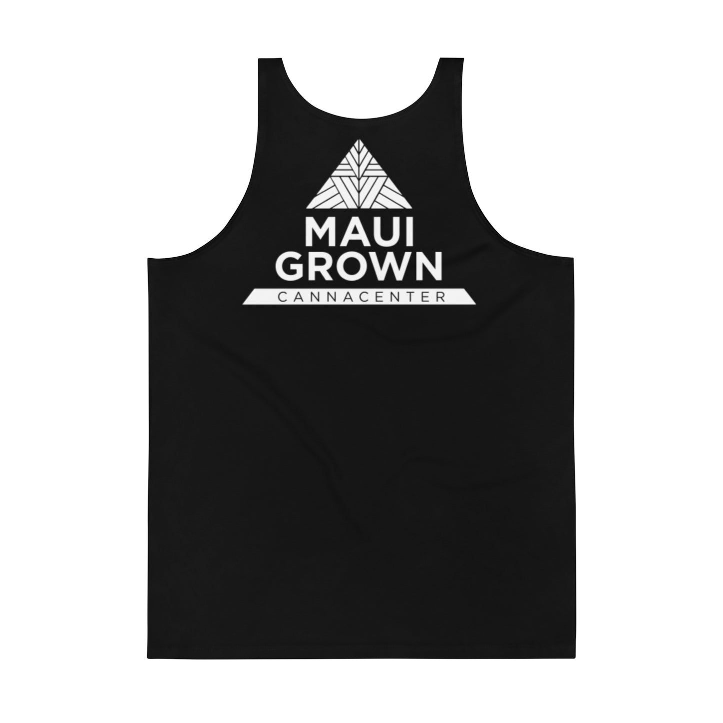 Maui Grown Cannacenter Sublimated Unisex Tank Top - Black