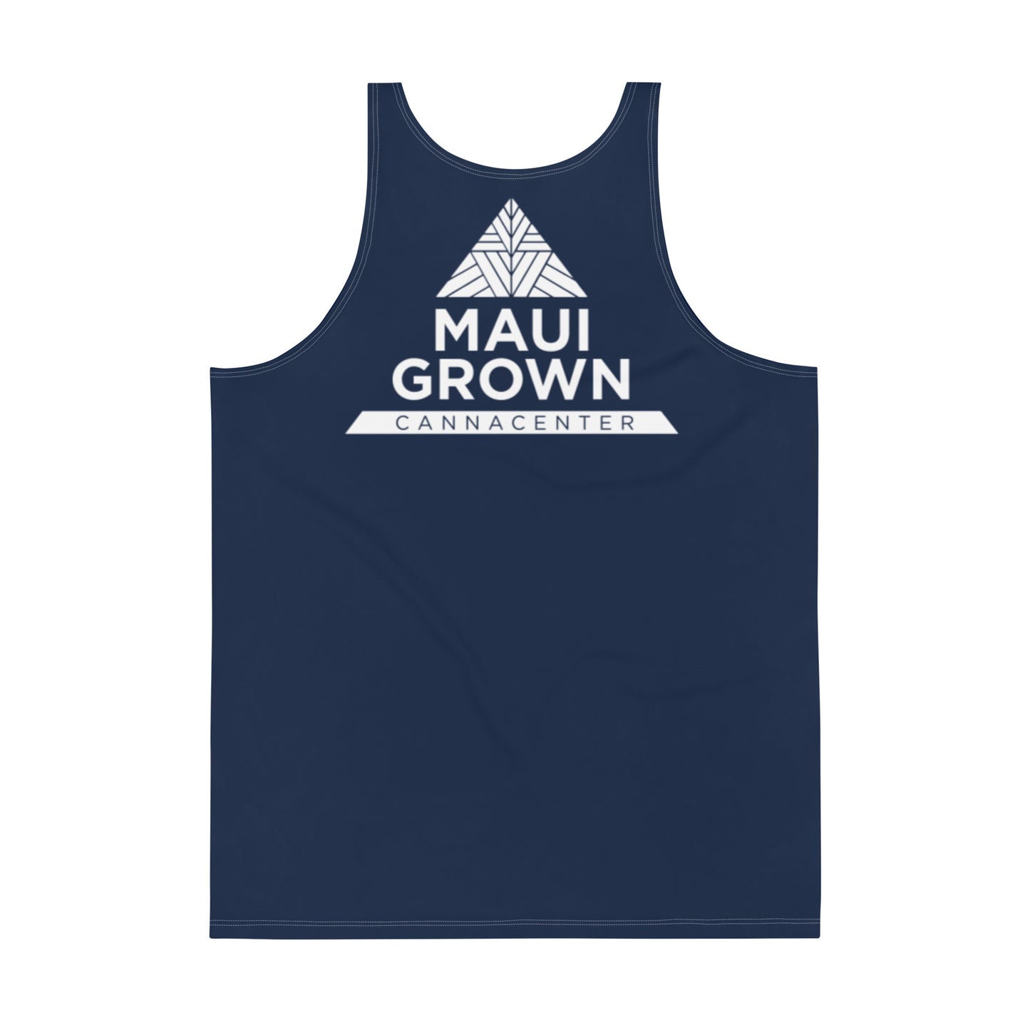 Maui Grown Cannacenter Sublimated Unisex Tank Top - Navy