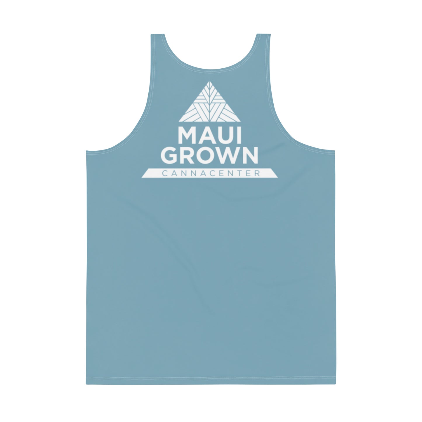 Maui Grown Cannacenter Sublimated Unisex Tank Top - Ocean Blue