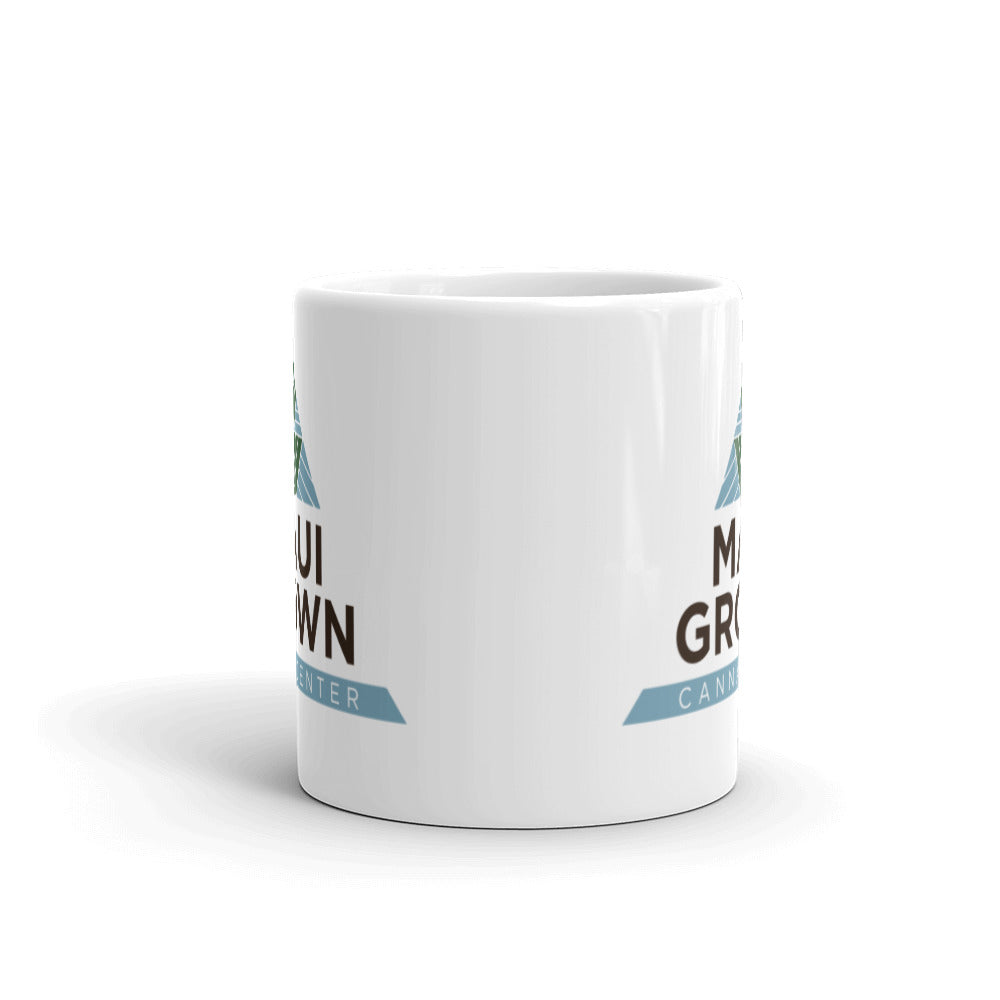 Maui Grown Cannacenter White Glossy Mug