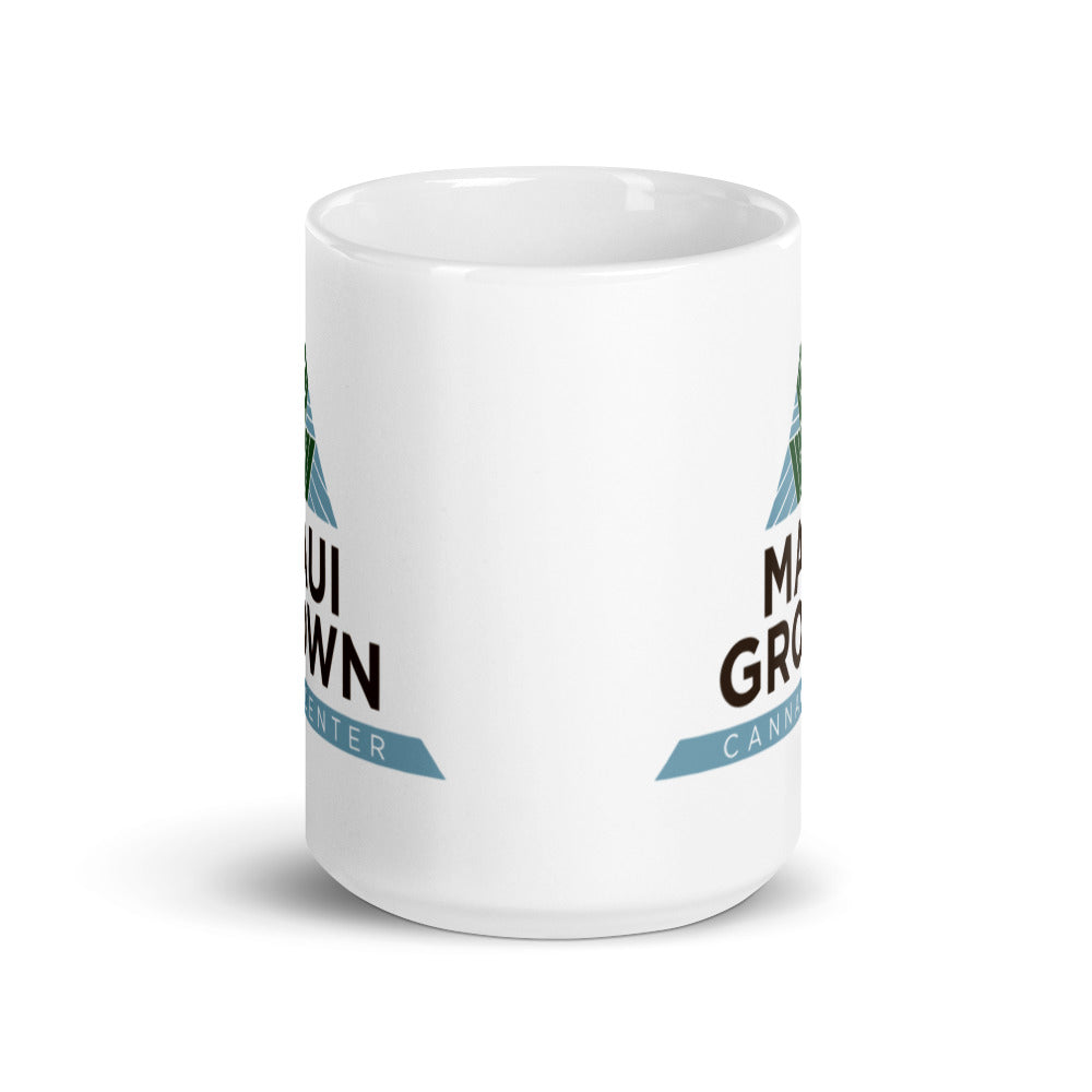 Maui Grown Cannacenter White Glossy Mug