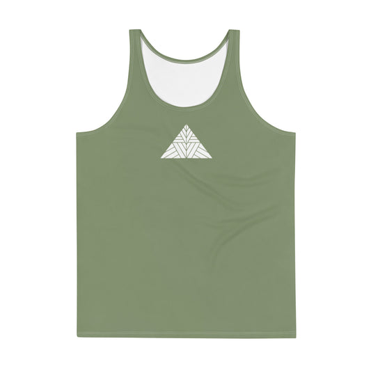 Maui Grown Cannacenter Sublimated Unisex Tank Top - Camouflage Green