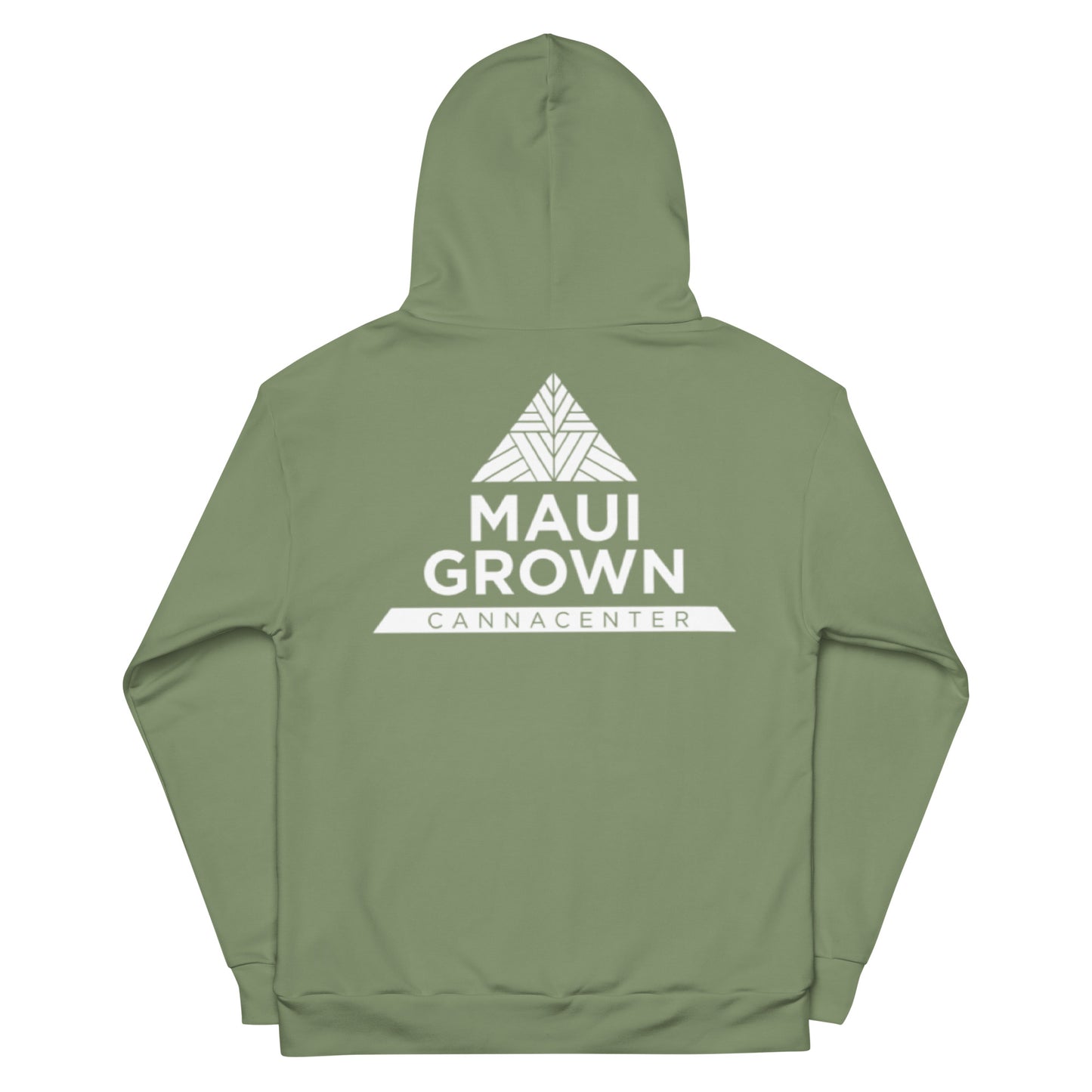 Maui Grown Cannacenter Unisex Hoodie - Camouflage Green