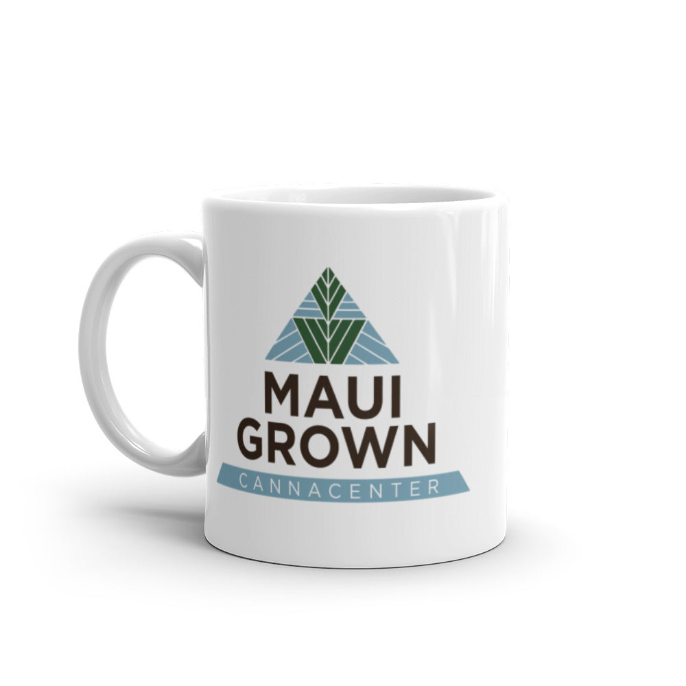 Maui Grown Cannacenter White Glossy Mug